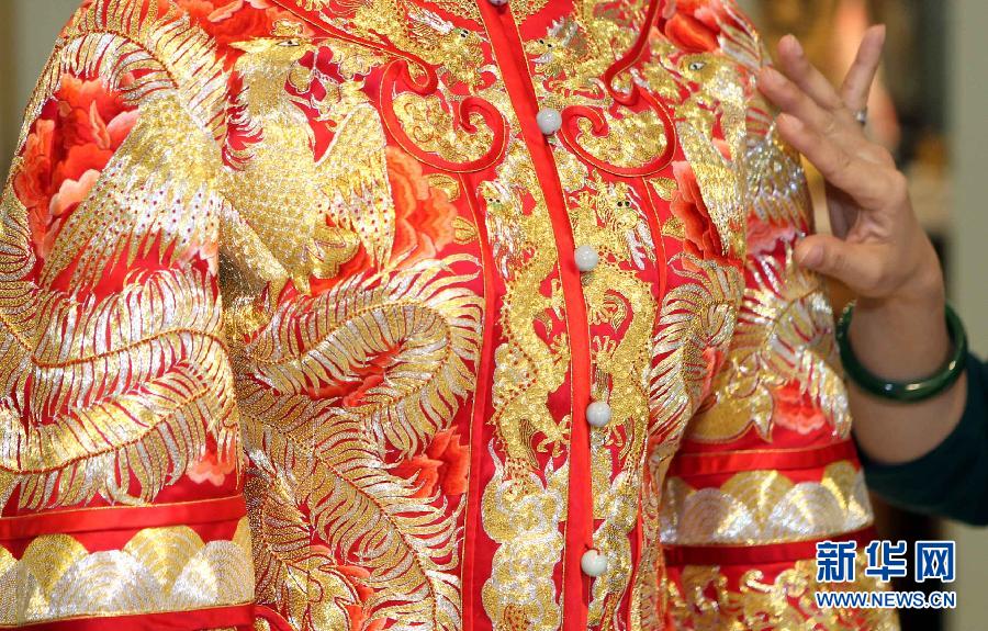 Китайские традиционные свадебные платья дизайнера Го Пэя (8)