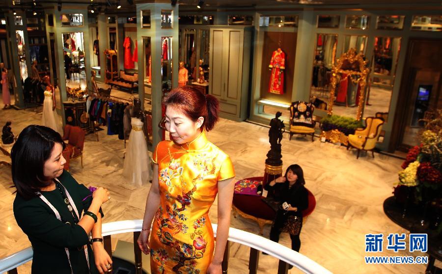 Китайские традиционные свадебные платья дизайнера Го Пэя (5)