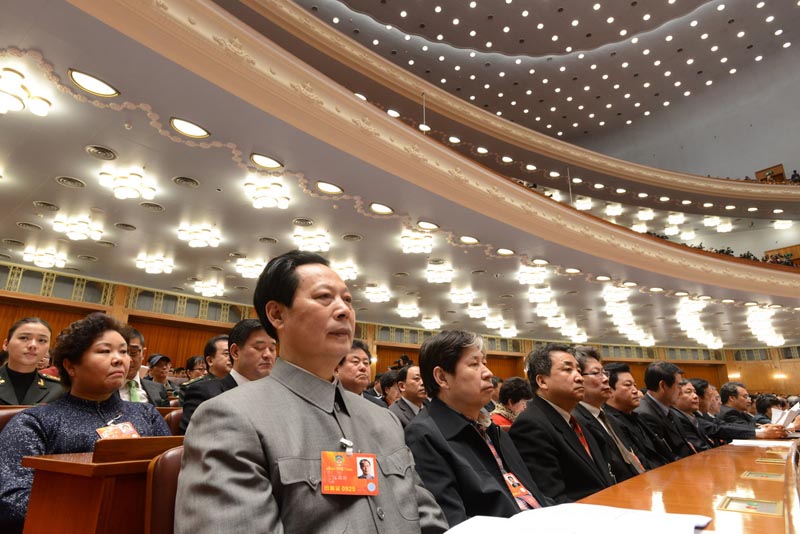 Юй Чжэншэн объявил 1-ю сессию ВК НПКСК 12-го созыва открытой (4)
