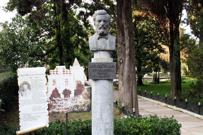 Основатель парка «Ривьера», известный русский бизнесмен 19 века Василий Хлудов.