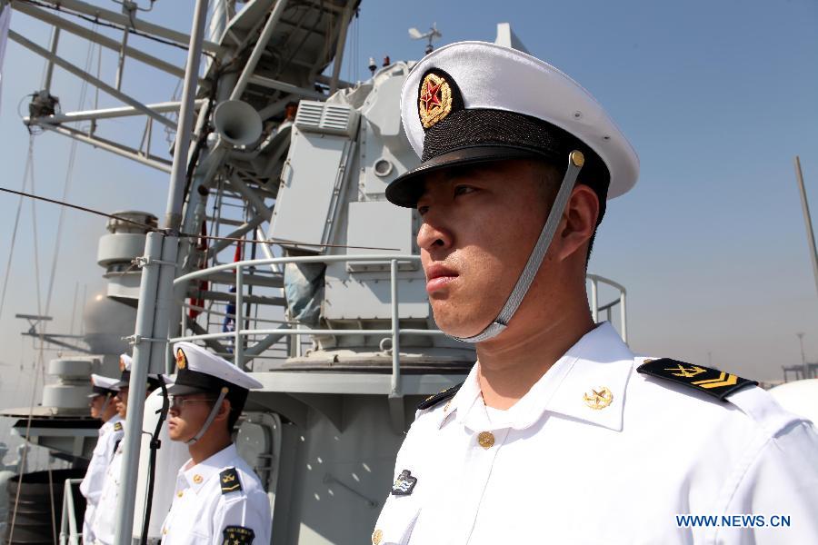 Конвойная флотилия ВМС НОАК прибыла в Карачи для участия в многонациональных военных учениях "Мир-13" (3)