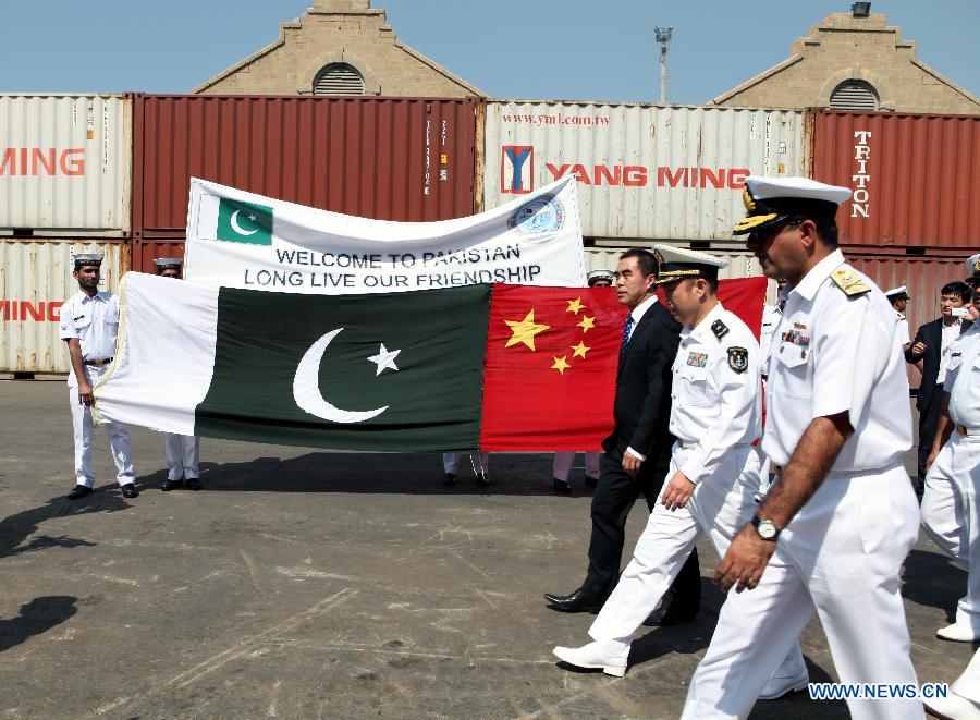Конвойная флотилия ВМС НОАК прибыла в Карачи для участия в многонациональных военных учениях "Мир-13"