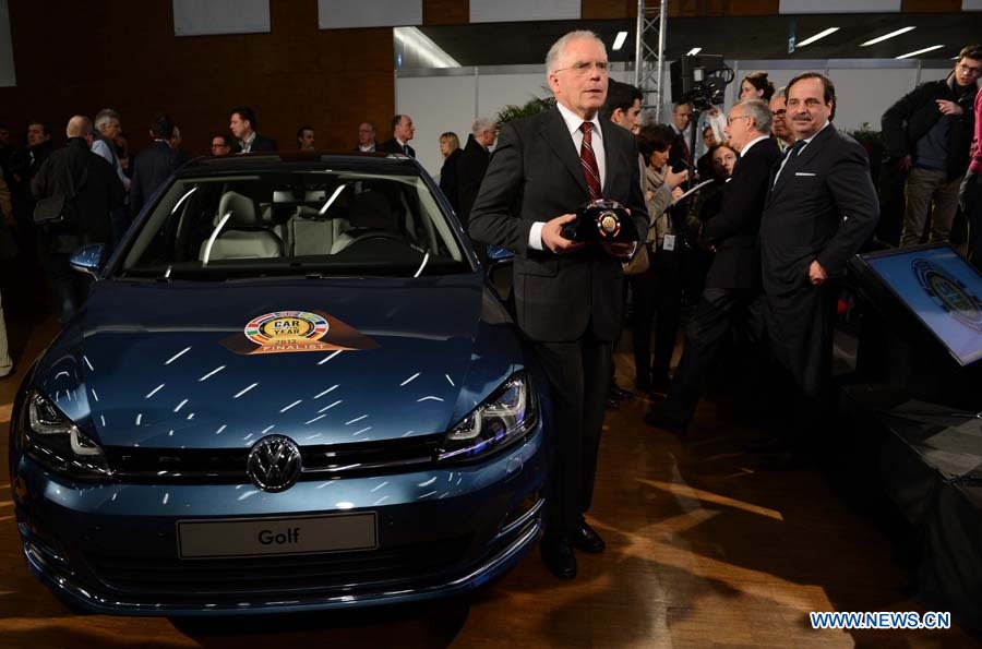 Новый Volkswagen Golf стал европейским автомобилем 2013 года