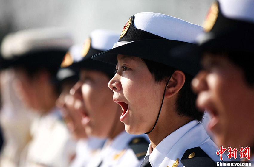 Новые солдаты эскадры "Бэйхай" ВМФ Китая (15)