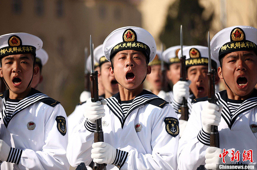Новые солдаты эскадры "Бэйхай" ВМФ Китая (3)