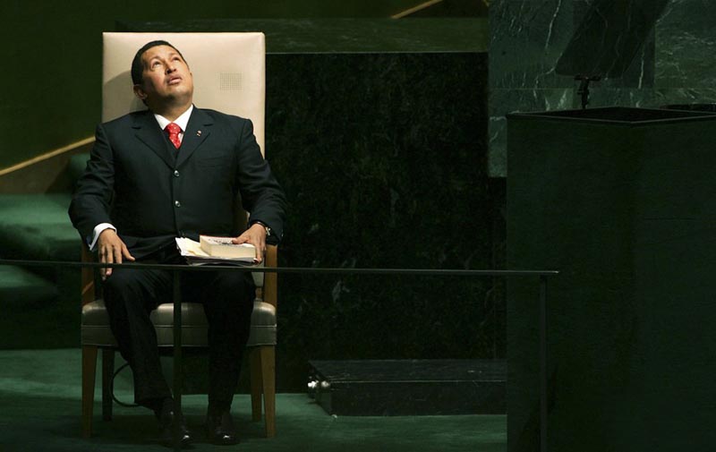 19 августа 2006 года, Нью-Йорк, СШАУго Чавес присутствует на заседанииГенеральной Ассамблеи ООН. В ходе своего выступления он назвал Джоржа Буша "дьяволом", тем самым, вызвал бурные обсуждения среди членов американского Конгресса. 
