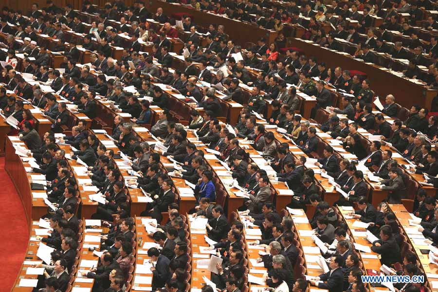 Открытие в Пекине второго пленарного заседания в рамках 1-й сессии ВК НПКСК 12-го созыва (4)