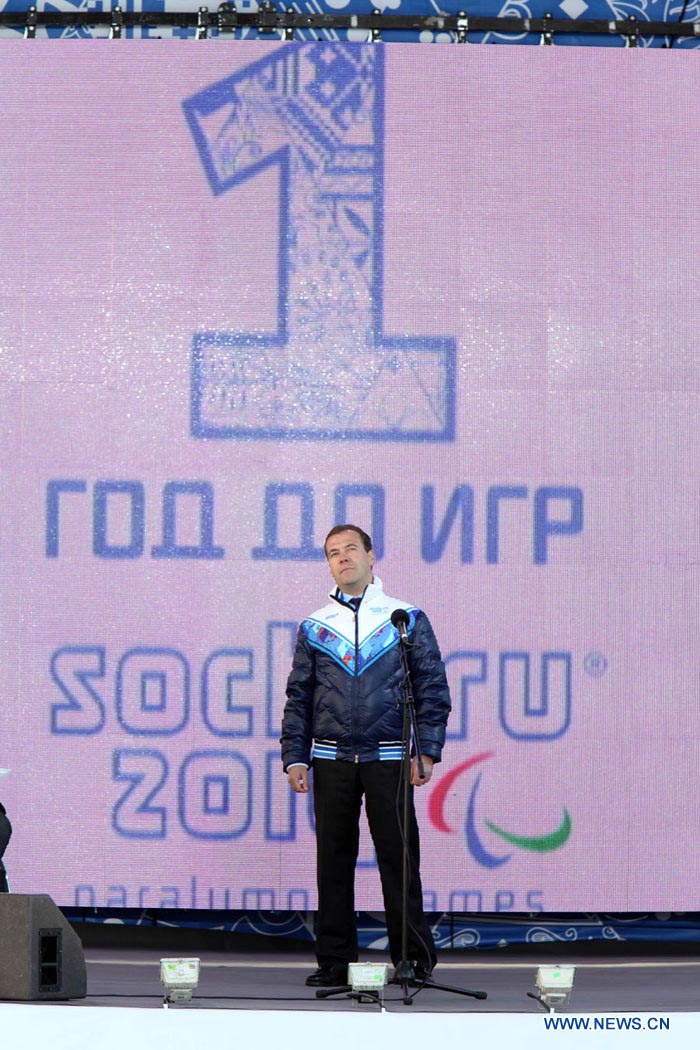 До начала зимних Паралимпийских Игр в Сочи остался ровно год (9)