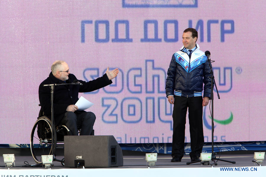 До начала зимних Паралимпийских Игр в Сочи остался ровно год (7)