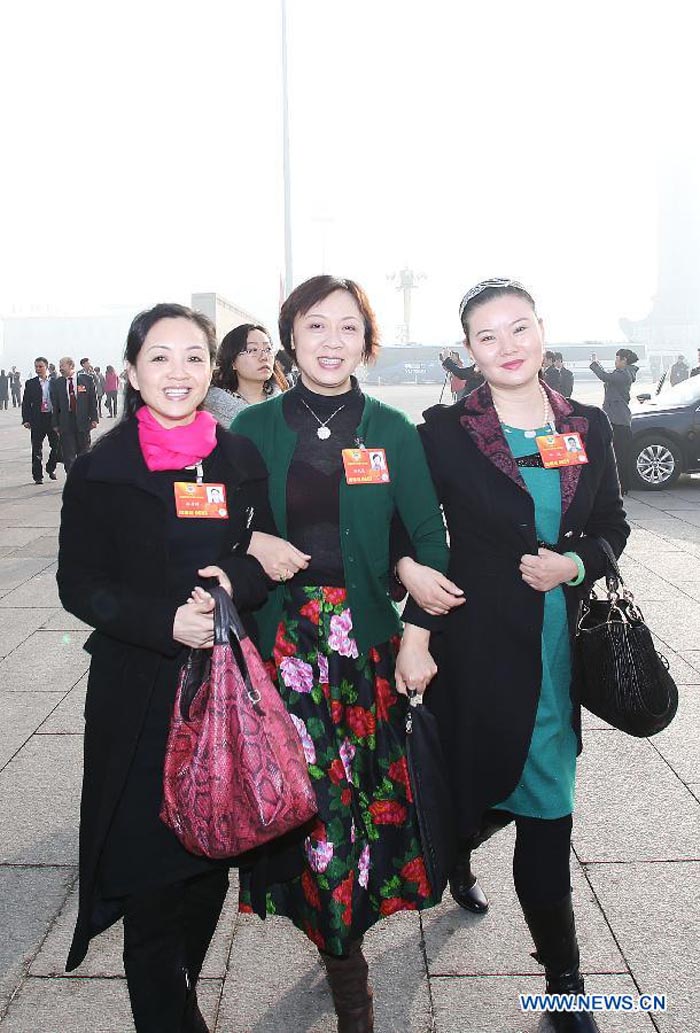 Открыто в Пекине 3-е пленарное заседание в рамках 1-й сессии ВК НПКСК 12-го созыва (5)