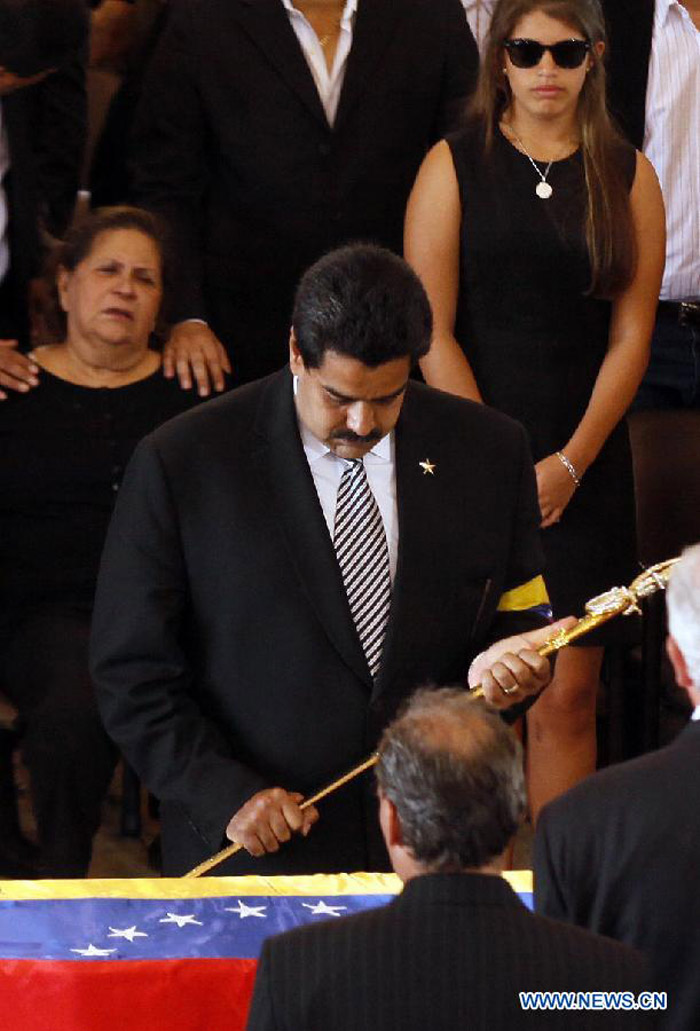 В Венесуэле на государственном уровне состоялась церемония похорон У. Чавеса
