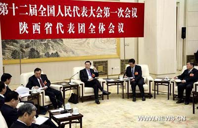 Чжан Дэцзян призвал к усилению работы по улучшению экологической ситуации в пров. Шэньси