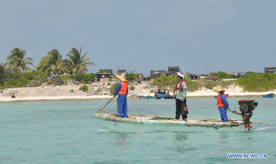 Сотрудники службы морского надзора Китая проверили состояние территориальных вод на отдельных островах архипелага Сиша (4)