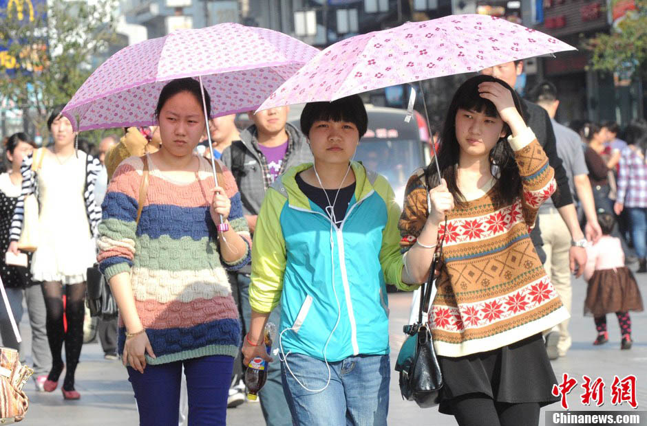 9 марта в городе Сучжоу провинции Цзянсу максимальная температура достигла 30,4 градусов Цельсия.