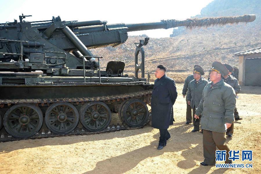 Ким Чен Ын посетил артиллерийскую часть на западе страны (7)