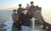 Ким Чен Ын посетил артиллерийскую часть