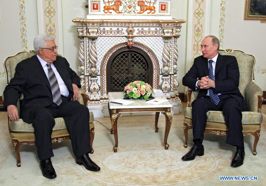 Встреча В. Путина с М. Аббасом (2)