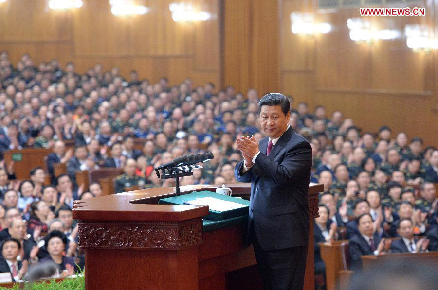 Си Цзиньпин пообещал самоотверженно исполнять обязанности в качестве председателя КНР (3)