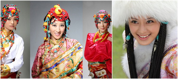Актрисы в одежде тибетского стиля, кто красивее? (7)