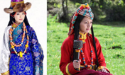 Актрисы в одежде тибетского стиля