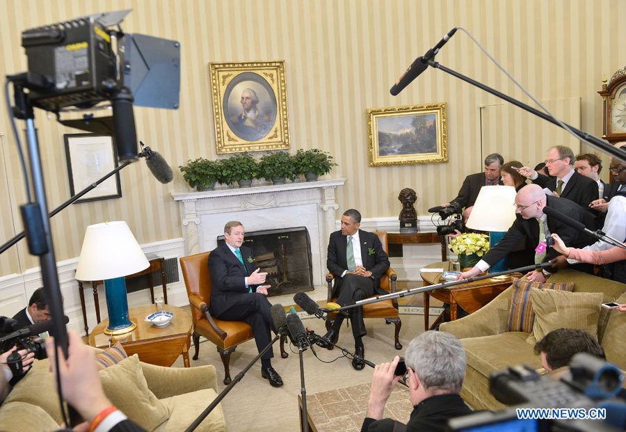 Обама провел встречу с премьер-министром Ирландии Эндой Кенни (6)