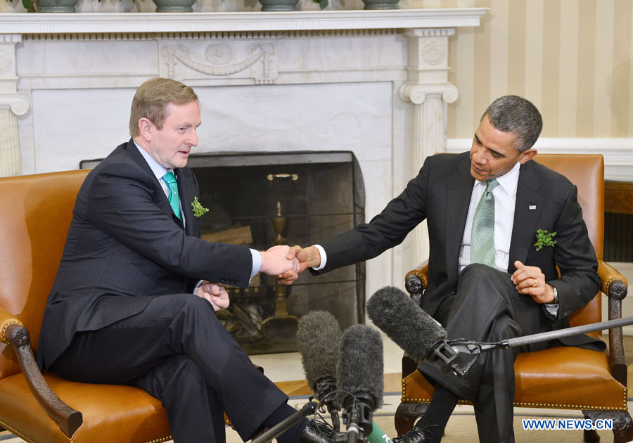 Обама провел встречу с премьер-министром Ирландии Эндой Кенни (2)