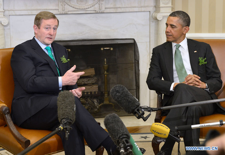Обама провел встречу с премьер-министром Ирландии Эндой Кенни
