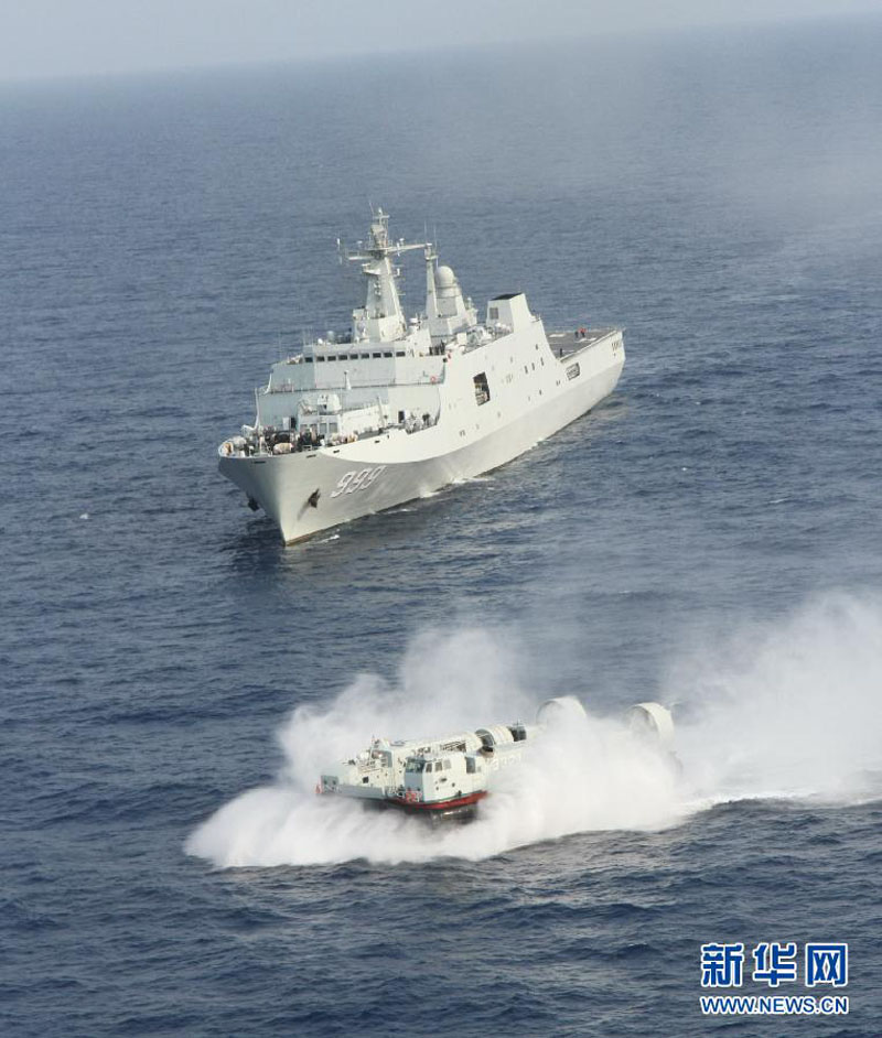 Дальнеморские тренировки отряда кораблей ВМС НОАК (2)