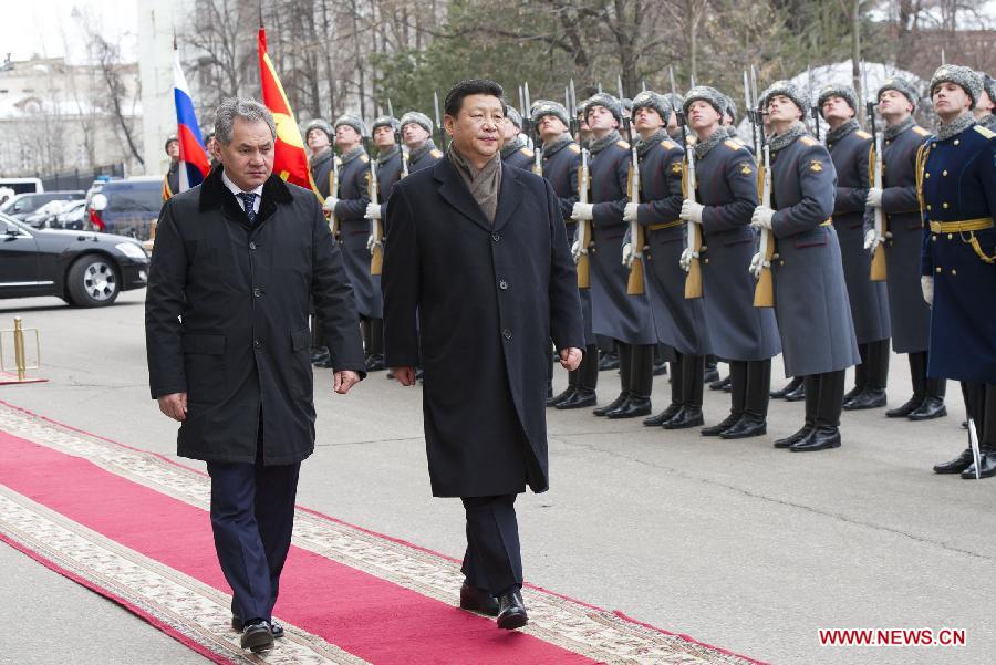 Си Цзиньпин надеется на углубление и расширение межармейских отношений с Россией