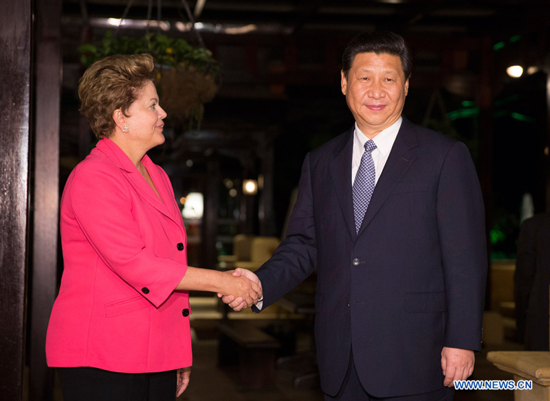 Председатель КНР Си Цзиньпин: укрепление китайско-бразильского сотрудничества -- "решительный стратегическый выбор"
