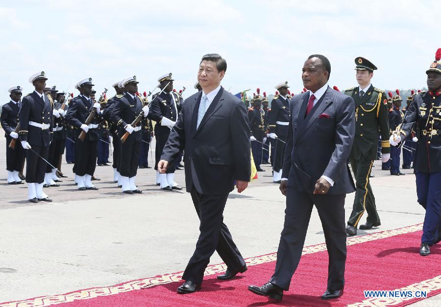 Си Цзиньпин прибыл с государственным визитом в Республику Конго