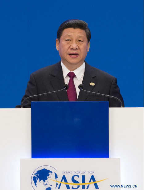 Председатель КНР Си Цзиньпин присутствовал на церемонии открытия ежегодной встречи Боаоского азиатского форума (3)