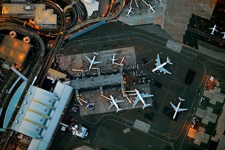 Самолёты и аэропорты с высоты птичьего полёта от Jeffrey Milstein (3)