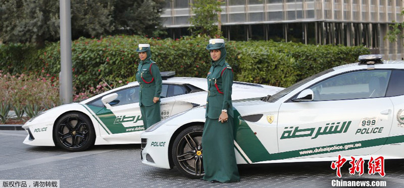 Полиция Дубая будет ездить на патрульных машинах Ferrari (4)