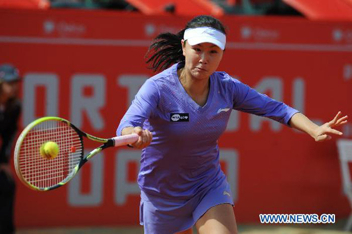 Пэн Шуай выиграла у М. Бартоли и вышла во второй круг Открытого чемпионате Португалии по теннису (2)