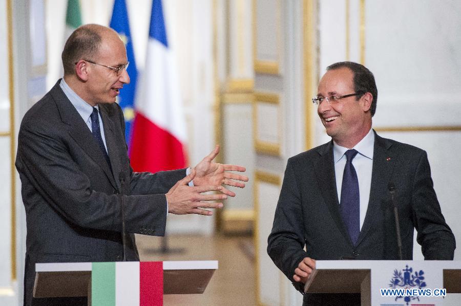 Новый премьер-министр Италии посетил Францию