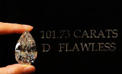 На аукцион выставлен бриллиант в 101 карат