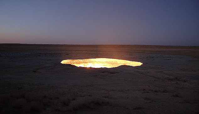 "Врата ада" в Туркменистане (10)