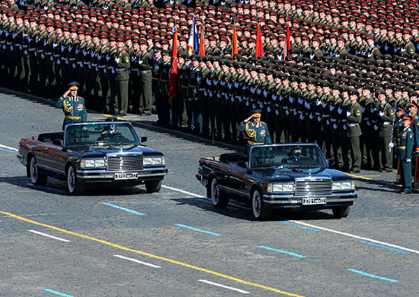 На Красной площади в Москве состоялась генеральная репетиция военного парада