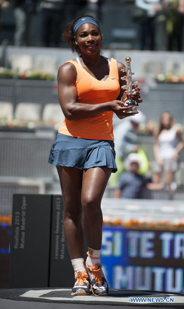 С. Уильямс на Открытом чемпионате Мадрид-2013 по теннису вновь одержала верх над М. Шараповой (2)