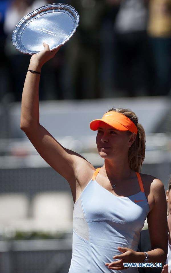 С. Уильямс на Открытом чемпионате Мадрид-2013 по теннису вновь одержала верх над М. Шараповой (4)