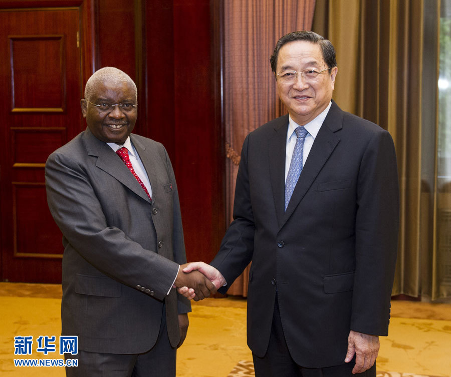 Юй Чжэншэн встретился с президентом Мозамбика и генерал- губернатором Антигуа и Барбуды