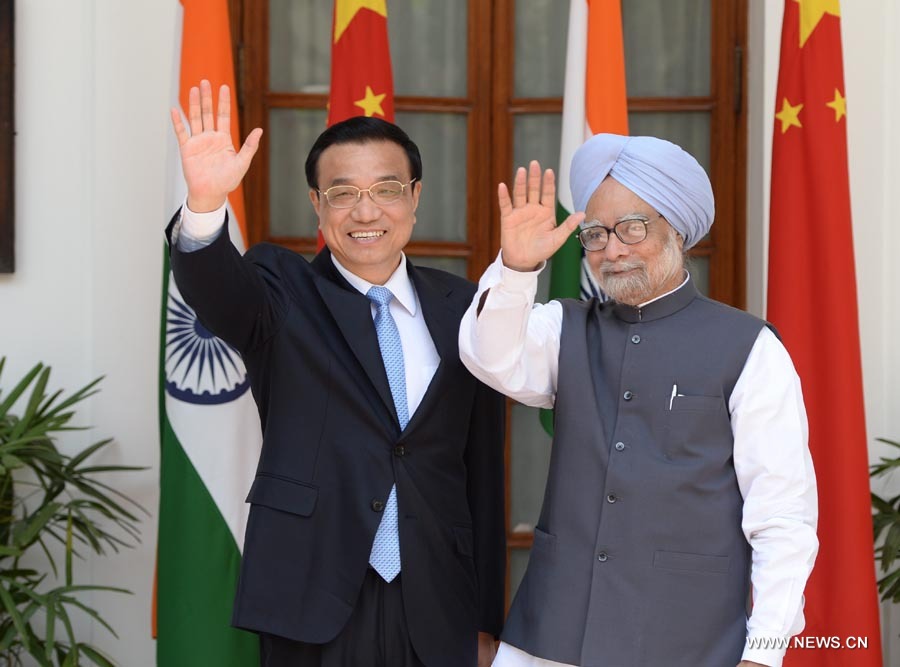 Ли Кэцян и премьер-министр Индии М. Сингх встретились с журналистами