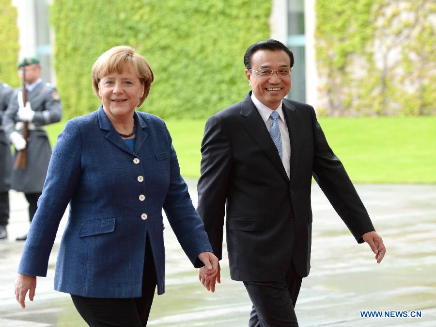 Ли Кэцян и Ангела Меркель договорились содействовать сотрудничеству и стратегическому партнерству (6)