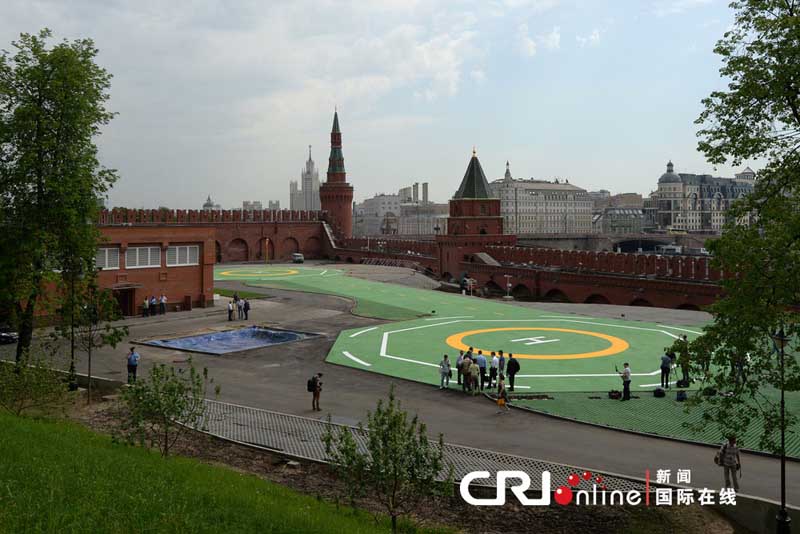 Вертолетная площадка на территории Кремля (3)