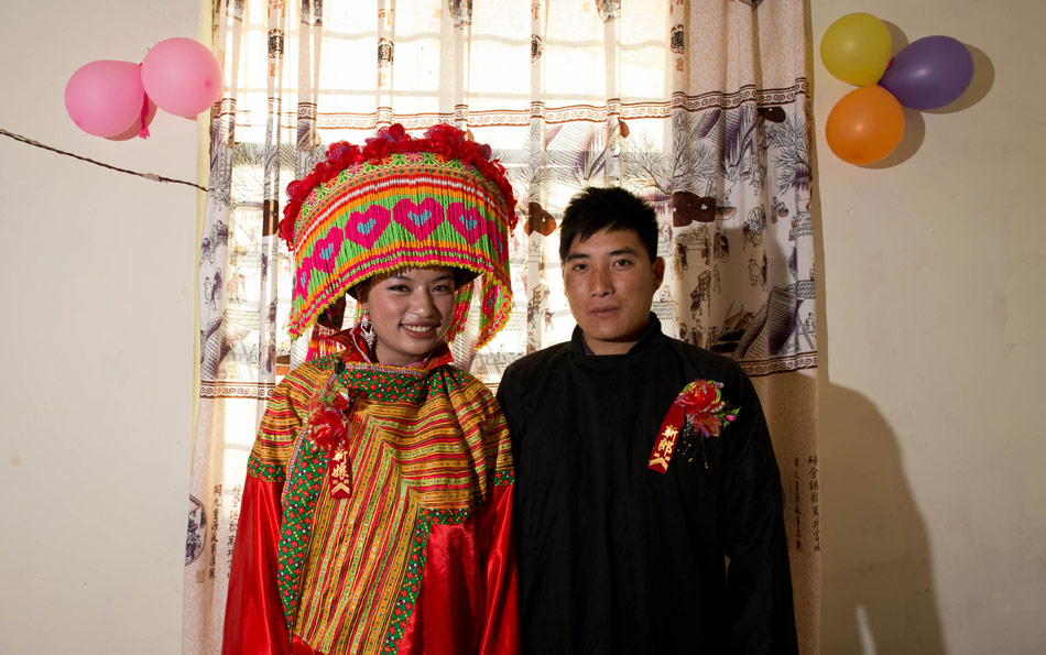 Необычная свадьба китайской нации Лису провинции Сычуань (6)