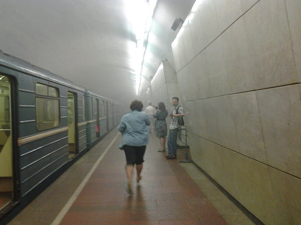 Задымление в метро "Охотный ряд"© РИА Новости. Дарья Буймова