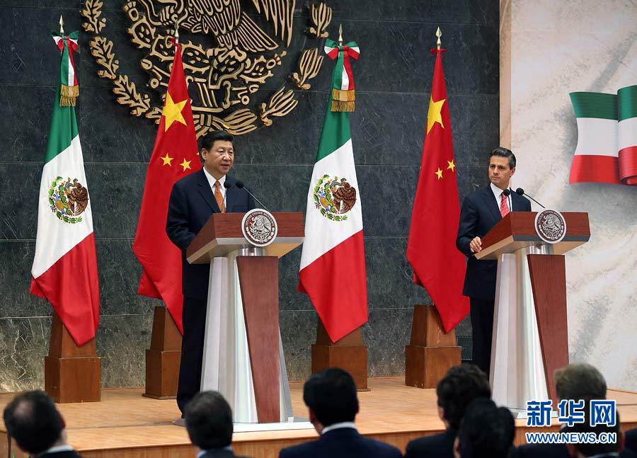 В Мехико состоялась совместная пресс-конференция Си Цзиньпина и Энрике Пеньи Ньето