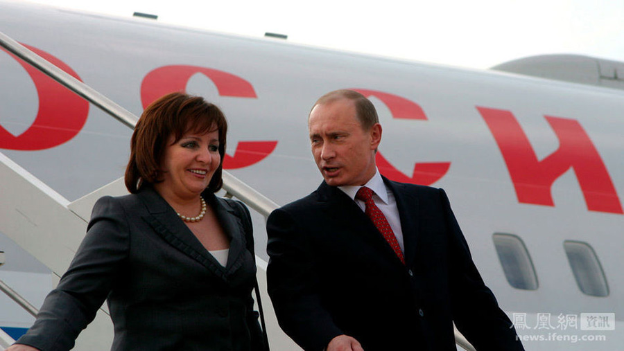 Владимир Путин с супругой в 2007 году