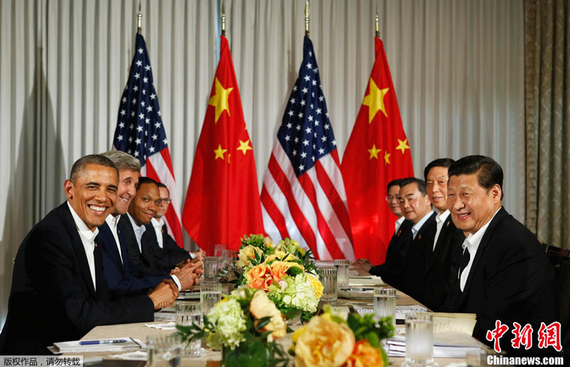 Си Цзиньпин прибыл в поместье Анненберг на встречу с Бараком Обамой (7)